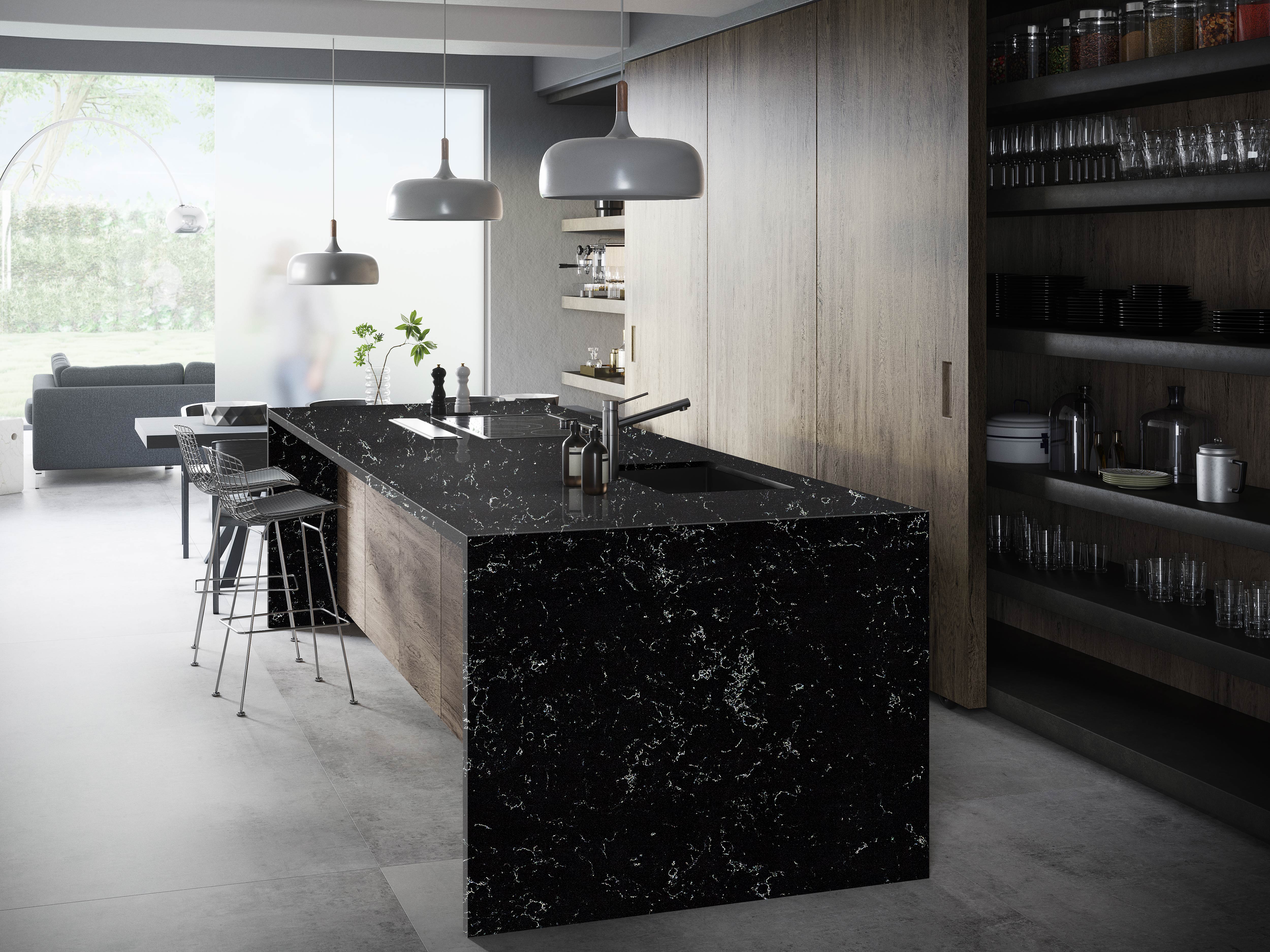 Carrara Noir Black